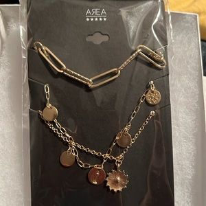 14k Gold Plated necklace with 16,19, and 24 lengths